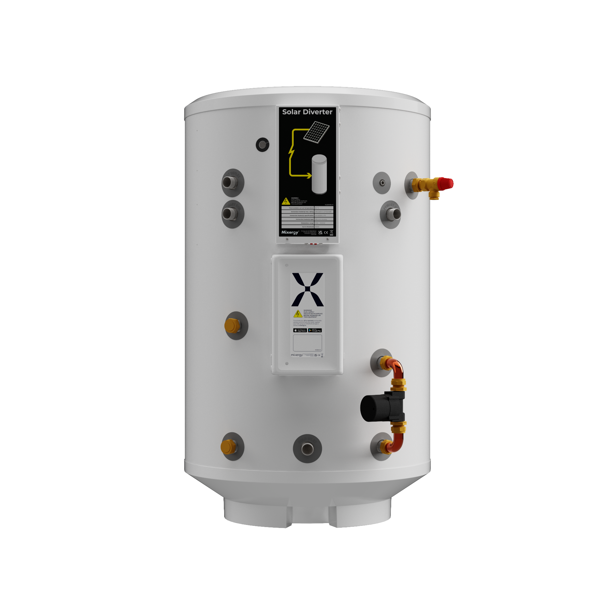 Mixergy 120 Litre Indirect Unvented Smart Cylinder PVE Ready