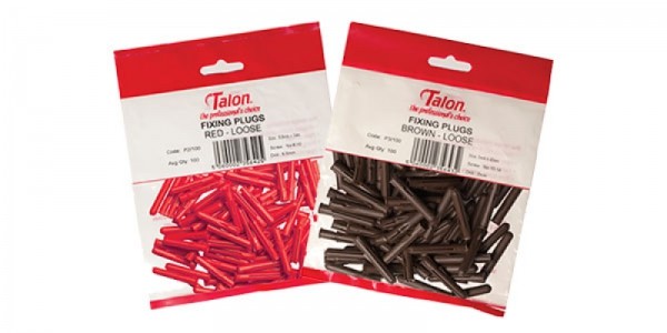 Talon Red Fixing Plugs (100 Bag Quantity – P2/100) | Mid Wales ...