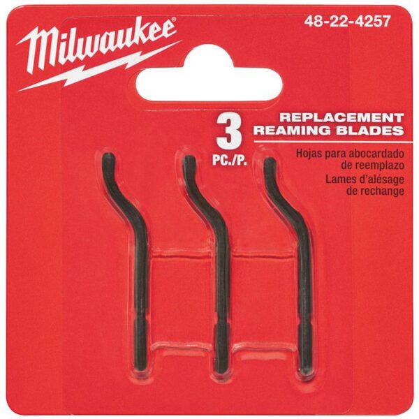Milwaukee Reaming Replacement Blades (Pack of 3 - 48224257)