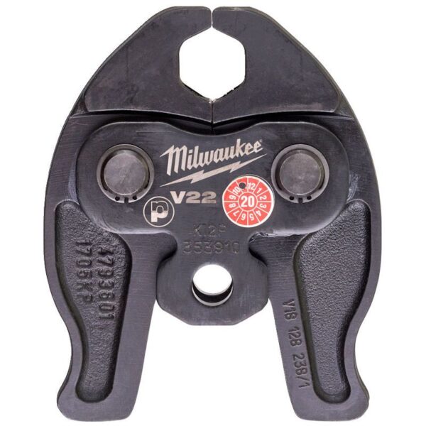 Milwaukee M12 22mm V-Press Fitting Jaw J12-V22 (4932430266) | © MWPHS.co.uk