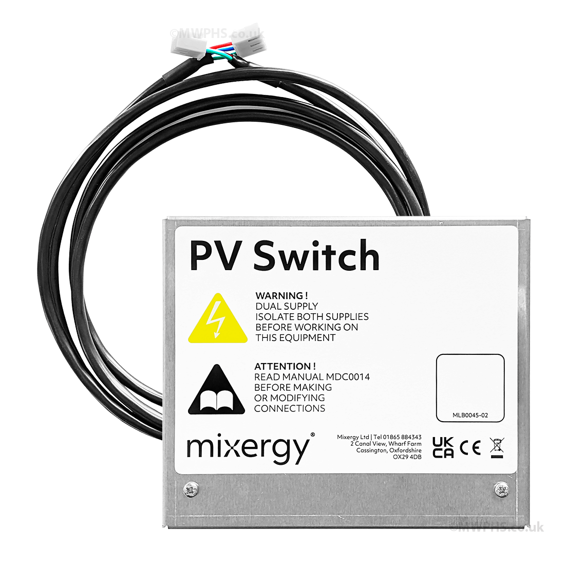 Mixergy Relay Switch Connection Kit For Ext. PV Diverter