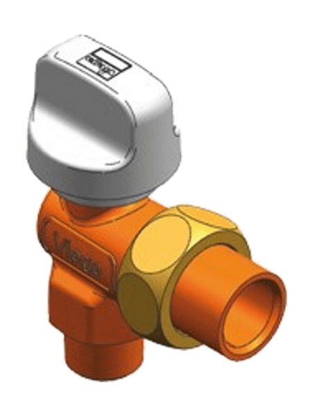Viessmann Angle Gas Valve R1/2 for Flush Mounting (ZK01990)