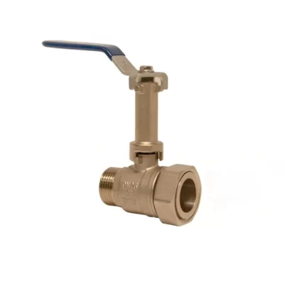 Intatec 1" Female Swivel x 1" Male Flat Face Ball Valve Extended Lever (HPBV11)