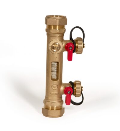 28mm Flow Balancing Valve with Fill and Flush 5-40ltr (INFBV28)