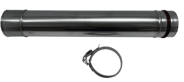 EOGB Sapphire Low Level Plume 500mm Extension Pipe (Stainless Steel)