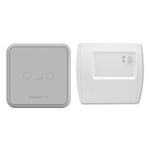 Honeywell Home DT4R Grey Thermostat & Wireless Relay Box Pack