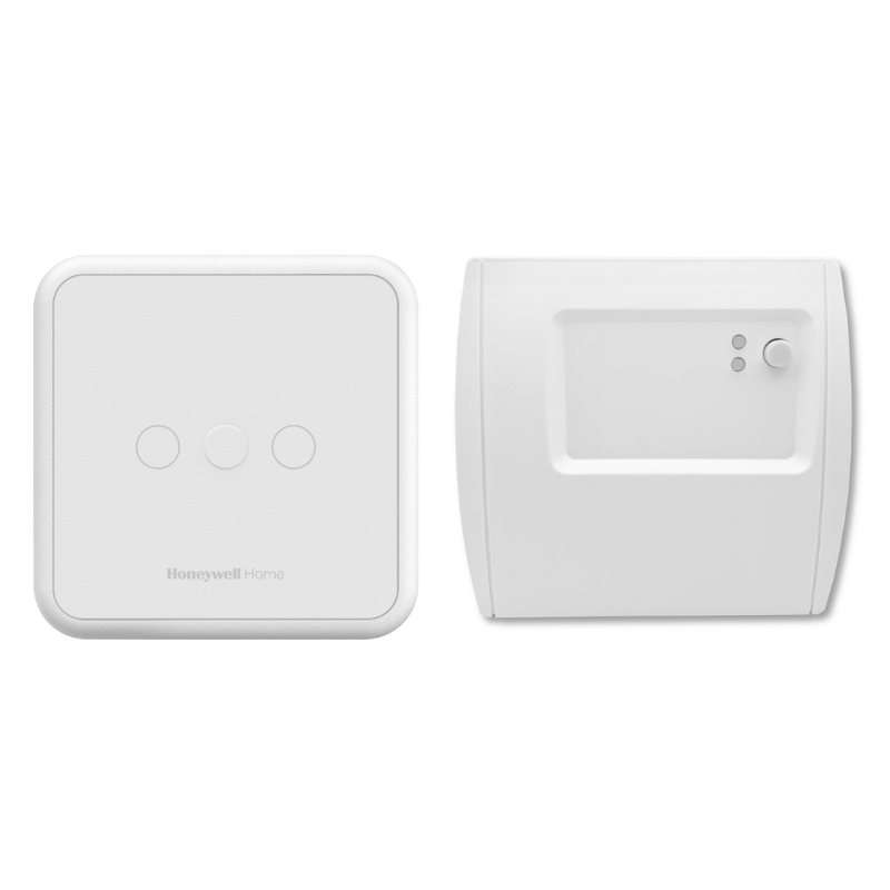 Honeywell Home DT4R White Thermostat & Wireless Relay Box Pack