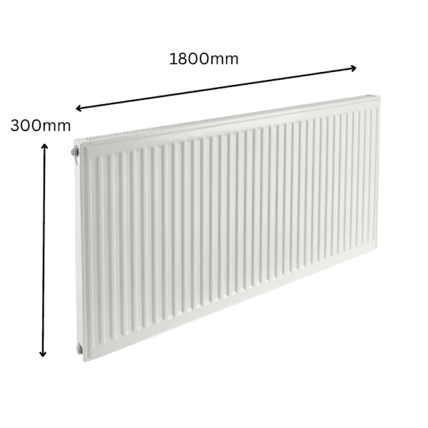 Prorad Single Convector 300mm x 1800mm Radiator